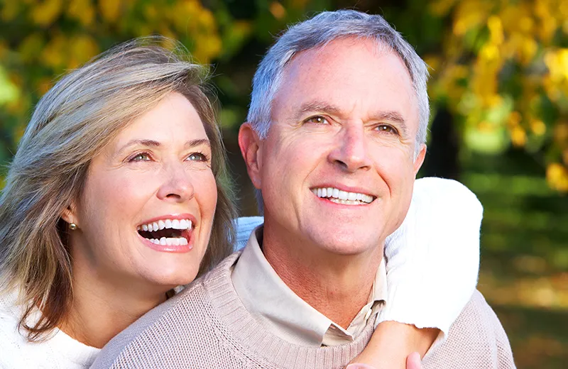 Dental Implant Senior Couple